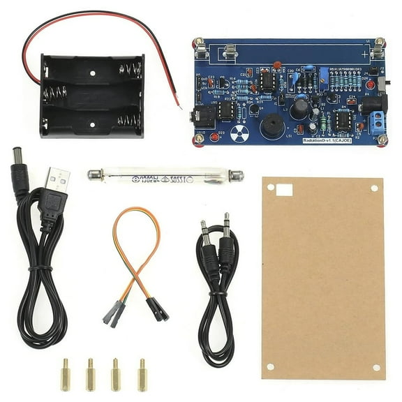 Assemble DIY for Geiger Counter Kit, DIY Nuclear Radiation Detector Kit with Tube