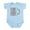 Sky Blue, variant on CafePress - A Little Coffee & A Whole Lott Baby Light Bodysuit - Baby Light Bodysuit, Size Newborn - 24 Months