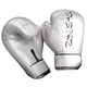 thumbnail image 1 of Guantes de boxeo de cuero de PU con funda tailandesa, saco de boxeo tailandés, MMA, kickboxing y sparring. 8oz_Blanco, 1 of 9