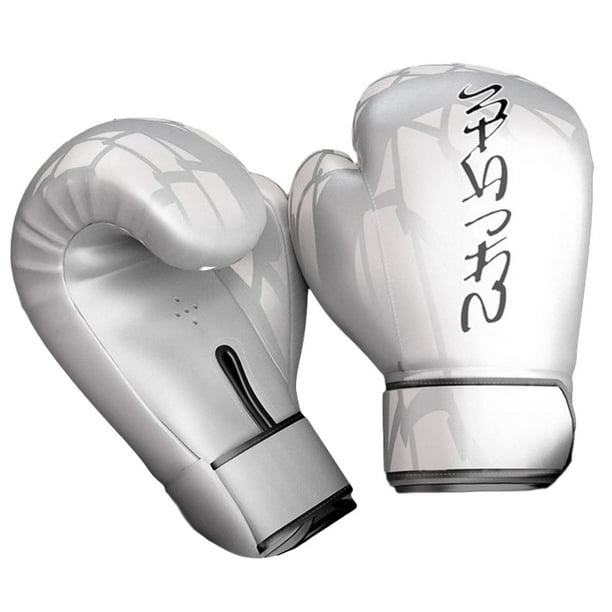 Guantes de práctica de boxeo para mujer 8oz_Blanco Zulema guantes de boxeo