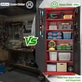 thumbnail image 6 of SUPEER Metal Storage Cabinet with 5 Shelves, Steel Garage Cabinet with Doors and Wheels, Office Cabinet for School, Office, Garage and Utility Room,Assemble Required, 6 of 9
