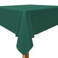 thumbnail image 2 of Tchckioa Solid Color Green Tablecloth for Banquet Party Decor,60x60 Inch Square Stain Proof Table Cloth Cover, 2 of 6
