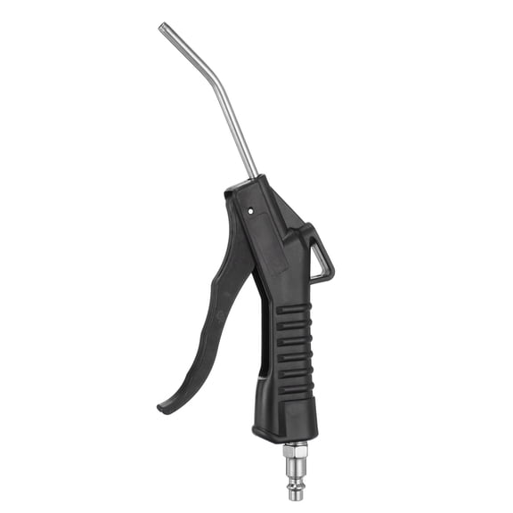 Air Blow Gun High Flow Air Compressor Blow Gun with 1/4" NPT Male Air Plug and Angled Bent for Industrial