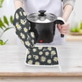 thumbnail image 4 of Flower Glory Evening Oven Gloves And Pots Stand Set Oven Gloves And Pot Racks Pot Racks And Oven Gloves Set, 4 of 9