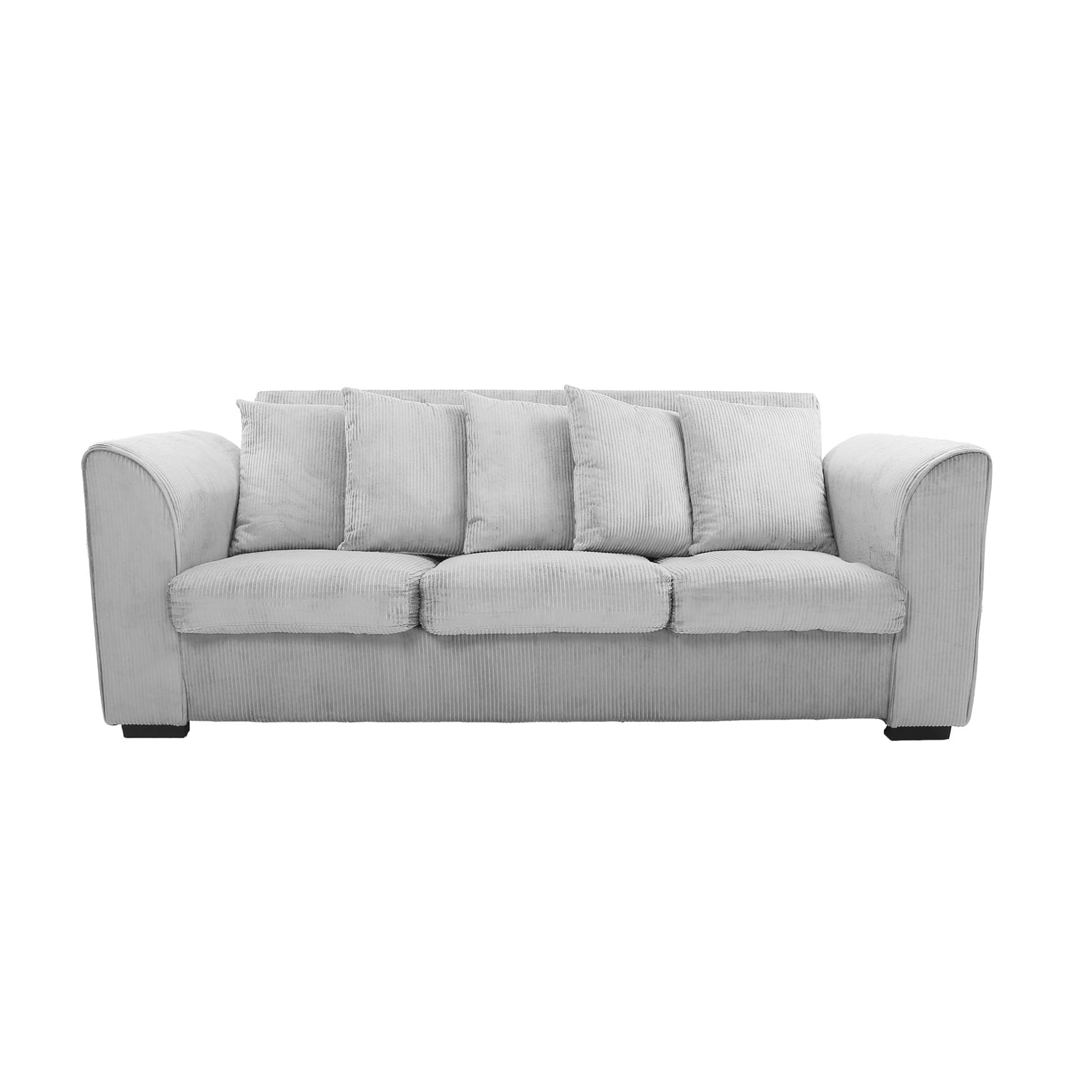Kadyn 3-Seat Sofa Couch, Fabric Upholstered Accent Sofa for Living Room&Bedroom&Office, Modern Fabric Sofa Couch with Pillows, Light Grey Kadyn 3-Seat Sofa Couch, Fabric Upholstered Accent Sofa for Living Room&Bedroom&Office, Modern Fabric Sofa Couch with Pillows, Light Grey