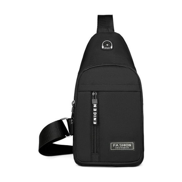 EARKITY Strap Bags, Sling Bag, Crossbody Backpack, Shoulder Chest Bag, Vintage Leather Sling Bag, Sling Backpack for Men Women Outdoor Travel Hiking Camping Casual Daypack