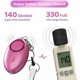 thumbnail image 3 of Alarma personal, llavero antiasalto T-Audace - Alarma de bolsillo de seguridad de emergencia de 150 dB con luz LED - Advertencia de prevención para mujeres y niños,, 3 of 6