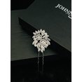thumbnail image 3 of HANNAH - Épingle à Cheveux MARQUISE CZ en Argent, 3 of 5