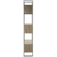 thumbnail image 6 of SAFAVIEH Adhara Retro Mid Century Wood 3 Shelves Etagere, Oak/Black, 6 of 8