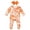 Orange, variant on mgoYE My First Halloween Baby Girl Outfit Newborn Pumpkin Footie Jumpsuit Ruffle Zipper Romper Cute Baby Fall Clothes|Pink,0-3 Months