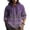 Purple, variant on WTOBBY Men's Printed Cotton Linen Hooded Long Sleeve Shirt with Gradient Design for Spring and Summer Casual Daily Wear Lightweight and Breathable Pullover Top ,Army Green L