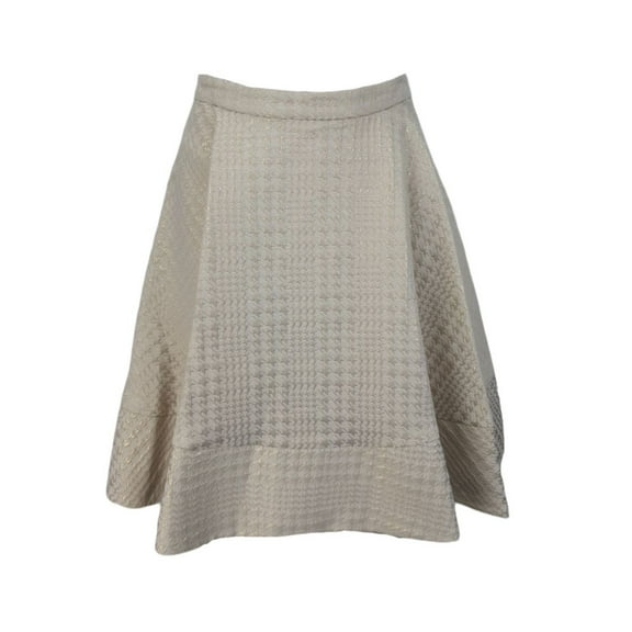 ERIN Women's A-Line Skirt, Beige, 8