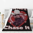 thumbnail image 2 of Flannel Blanket Glen Character Powell Nap Blanket Air Conditioning Blankets Couch Bed Office Blankets Soft and Cozy 80"X60", 2 of 6