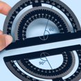 thumbnail image 4 of 4 Pcs Ruler Protractor Set Geometry Tool Metal Ruler Set Triangle Ruler for Classroom Homework Learning Accessories, 4 of 7