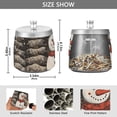 thumbnail image 3 of Trees Christmas Snowman Ashtray with Lid Smell Proof Cigarette Ashtray Stainless Steel Smokeless Ash Holder for Indoor Outdoor, 3 of 7