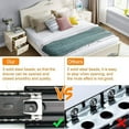 thumbnail image 3 of 1 Pair Cold Rolled Steel Drawer Slides Drawer Slides 30cm Full Extension Drawer Track with Screws Sliding Drawer Track Heavy Duty Durable Drawer Slide, 3 of 5