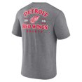 thumbnail image 3 of Men's Heather Gray Detroit Red Wings Winger Tri-Blend T-Shirt, 3 of 3