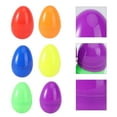 12pcs Easter DIY Decor Egg Plastic Eggs for Easter Party Favors