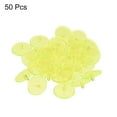 thumbnail image 3 of Uxcell 24mm Round Transparent Plastic Golf Ball Markers for Flat Position Mark Yellow 50 Pack, 3 of 5