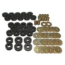 Energy Suspension 3.4111G Polyurethane Body Mount Bushings Black Fits select: 1966-1967 CHEVROLET MALIBU, 1966-1967 CHEVROLET EL CAMINO