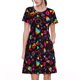 thumbnail image 1 of Balery Lgbt Rainbow For Pride Vestidos sueltos de manga corta para mujer, vestidos de verano 2025, vestidos casuales de corte A con vuelo., 1 of 6