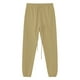 thumbnail image 5 of Pantalones largos para hombre, de color liso, con bolsillo y cordón, informales, juveniles, versátiles, deportivos, de gran tamaño., 5 of 7