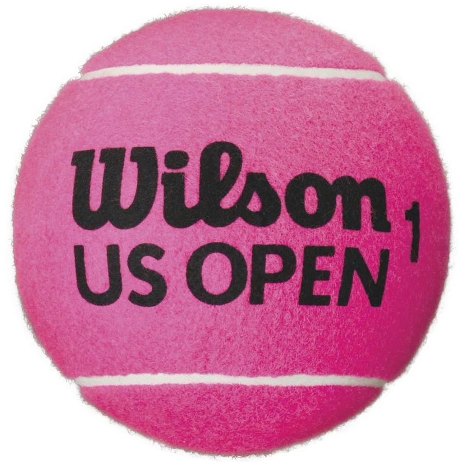 Wilson US Open Jumbo Tennis Ball, Pink, 5" Mini Size