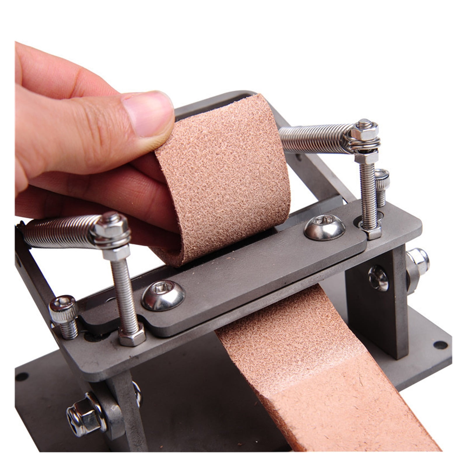 DIY Craft Leather Thinning Machine 304 Stainless Steel Vegetable Tanned Leather Manual Cutting Peeler Tools Leather Slicer ,Multifunctional Tool