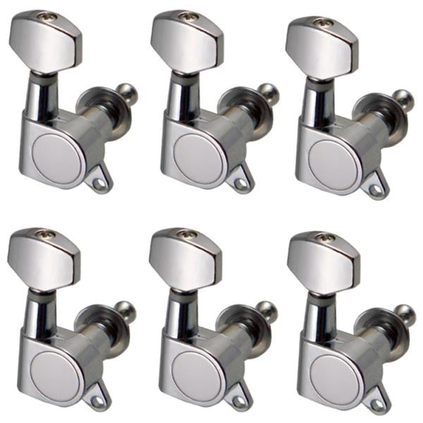 Clavijas de afinación Yuyangstore Clavijas para guitarra eléctrica acústica cromada