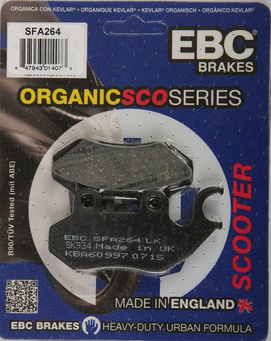 Standard Organic Brake Pads Front Set of 2 EBC FA474 