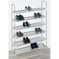 thumbnail image 5 of Simply Essential 6-Tier Fabric Shoe Rack in Grey, 5 of 5