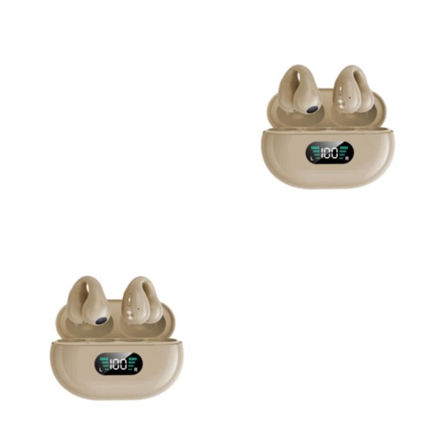 Matsuzay Auriculares inalámbricos Bluetooth-compatible5.3 Auriculares Cancelación de ruido Auriculares de conducción ósea Auriculares de Type4 NO4
