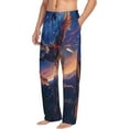 thumbnail image 6 of Sikiie Starry Sky Flying Tiger Mens Pajama Pants Sleep & Lounge Pants, PJ Bottoms With elastic waistb and Pockets XX-Large, 6 of 6