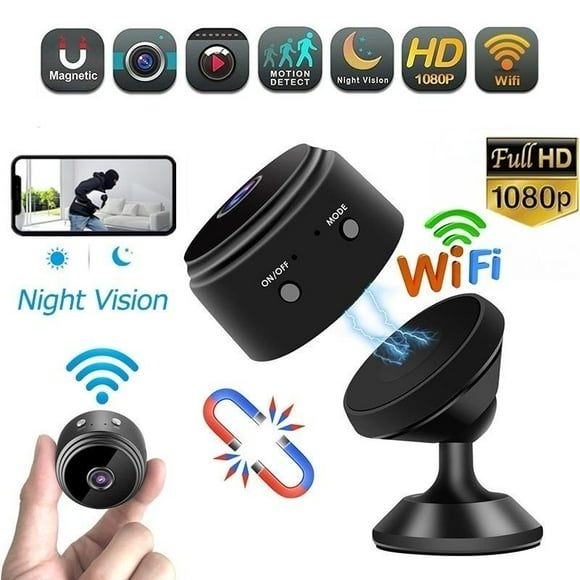 Mini Camara Portátil Wifi Con Visión Nocturna vigilancia celular app