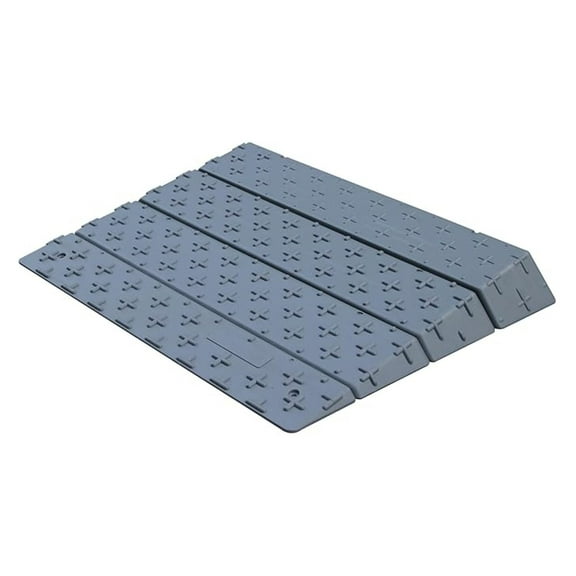 Portable Wheelchair Ramp, 1"/2"/3"/4" Extensible Threshold Ramp for Wheelchair, Scooter, Home Steps, Stairs, Entry, Doorways