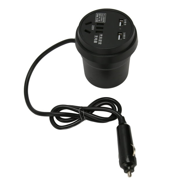 Inversor de CA ANGGREK de 12 V CC a 110 V Inversor de corriente de coche bajo ruido