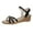 Black, variant on Hvyesh Wedge Sandals for Women Dressy Summer Open Toe Sandals Comfy Arch Support Sandals Walking Breathable Sandal Size 6.5