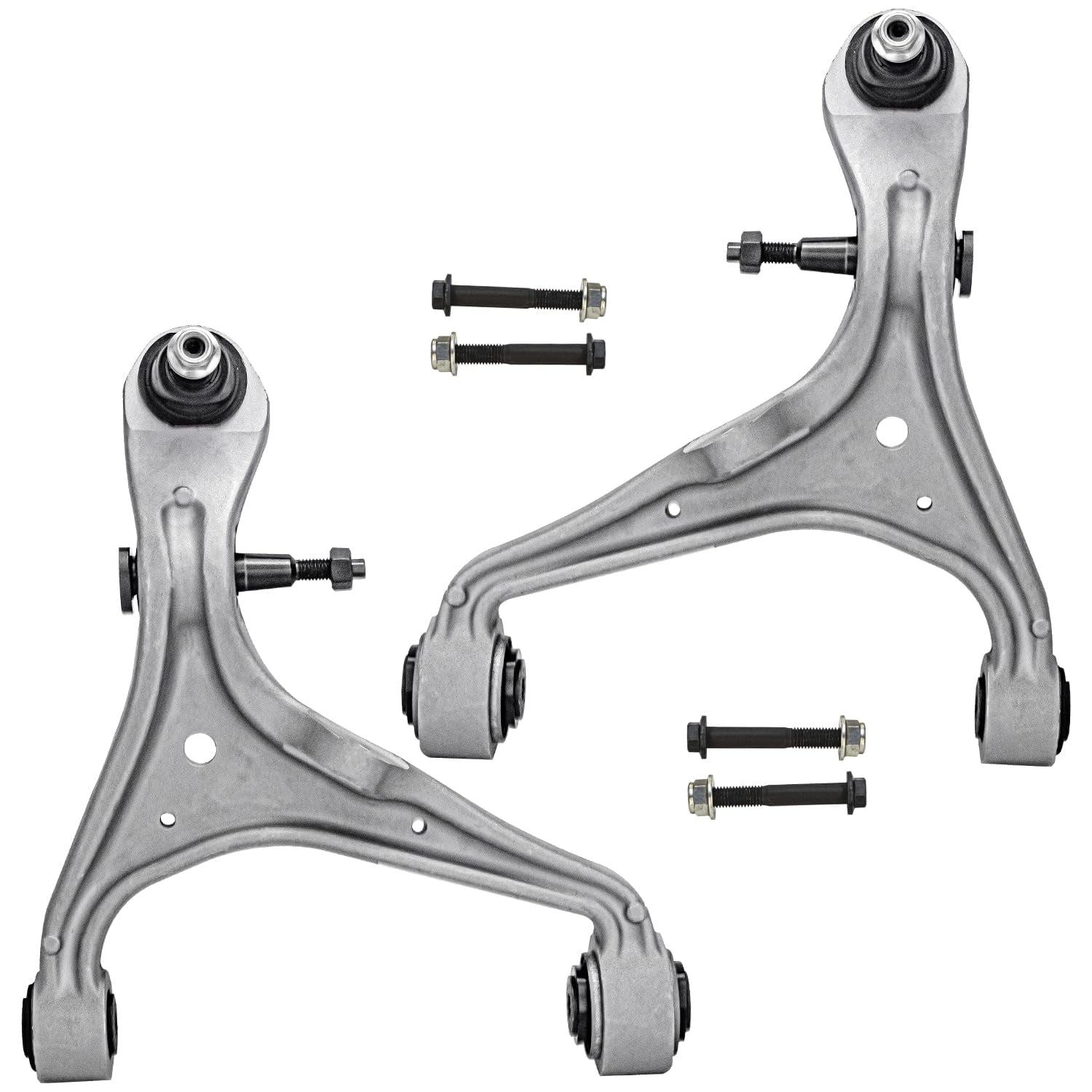 Detroit Axle - AWD 10pc Front End Suspension Kit for 2008-2014 Cadillac CTS, 4 Upper Lower Control Arms Ball Joints 4 Inner Outer Tie Rods 2 Sway Bars 2009 2010 2011 2012 2013