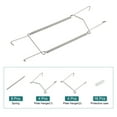 thumbnail image 3 of Uxcell 4Pcs Plate Hanger, 12 inch U Type Stainless Steel Invisible Wall Plate Hangers, Silver, 3 of 6