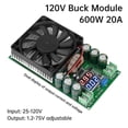 thumbnail image 2 of Adjustable Buck Converter 600W 20A DC-DC Voltage Regulator Module with Display, CC CV Solar LED Driver, 2 of 5