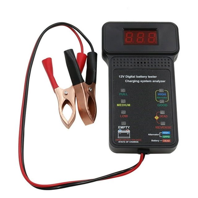 12V Battery Tester 100-2000CCA Car Electric Quantity Detector Diagnostic Tool