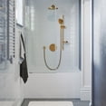 thumbnail image 2 of Voltaire 48" x 30" Right-Hand Drain Alcove Integrated Armrest Bathtub with Apron, 2 of 10