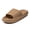 Khaki, variant on JACKSHIBO Anti-Slip Shower Shoes Pillow Slippers Sandals for Women Men Comfy Cushioned Thick Sole House Slides