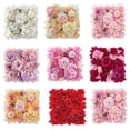 thumbnail image 4 of Premium Silk Roses and Hydrangeas Elegant Artificial Flower Wall Panels, 4 of 9