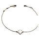 thumbnail image 5 of Mini pulsera trébol de cuatro hojas flor única llena de diamantes versión alta oro rosa nácar natural versátil llena de diamantes cornalina, 5 of 5