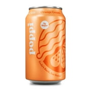 (4 pack) poppi Orange Cream Prebiotic Soda, 12 fl oz, 1 Pack Can