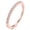 Rose gold, variant on 0.15Carat Moissanite Anniversary Rings for Women Simulated Diamond 925 Sterling Silver Eternity Rings-Size11