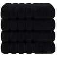 thumbnail image 5 of American Soft Linen Black Bath Towel Set 100% Turkish Cotton Towels for Bathroom 4 Piece, 5 of 7