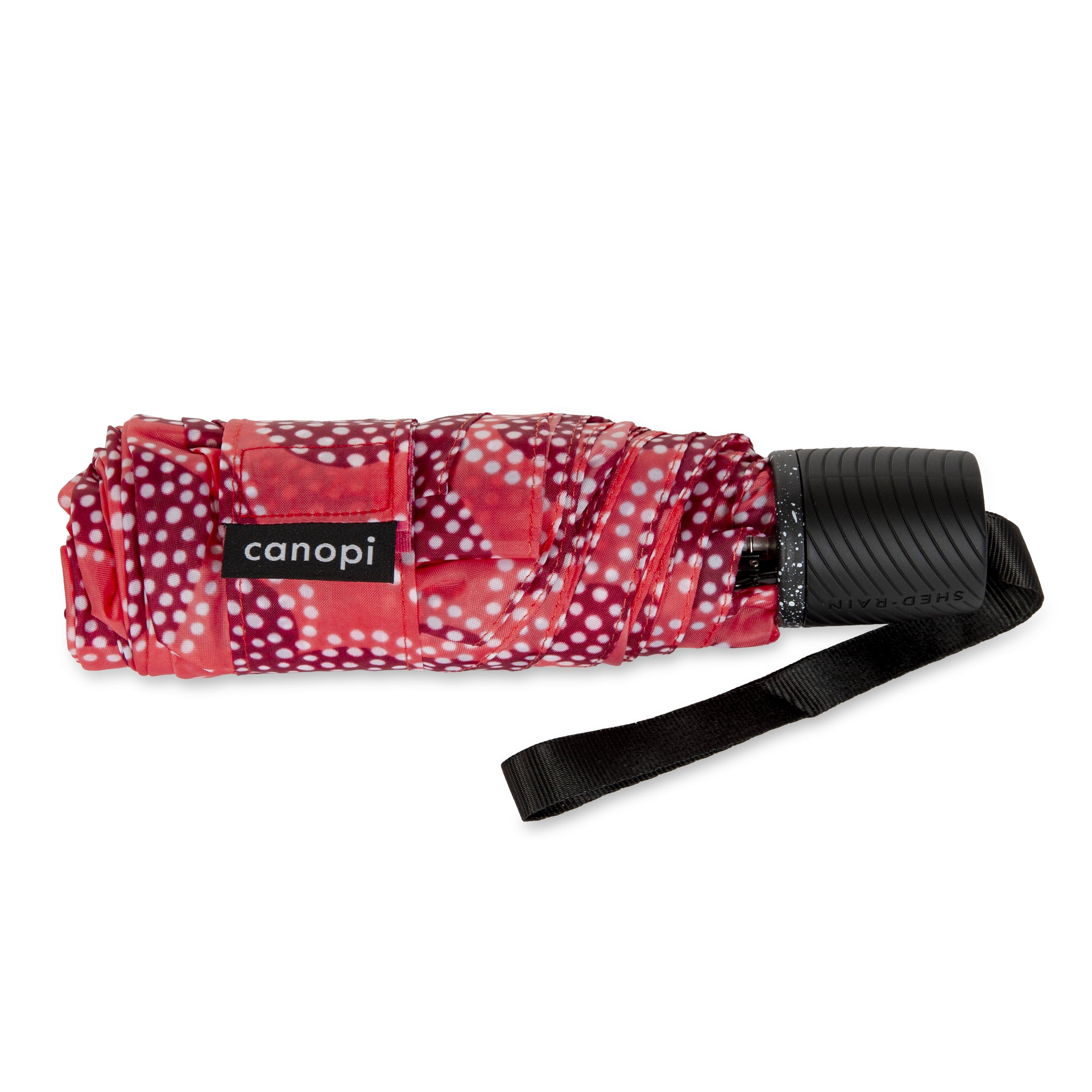 Canopi 43" Mini Manual Heart Dot Umbrella UPF 50+
