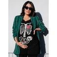 thumbnail image 3 of Old Glory Maternity Halloween Baby Girl Skeleton Costume Short Sleeve T Shirt, 3 of 6
